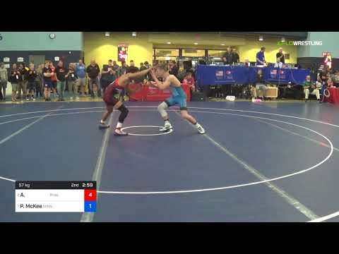2018 FS WTT Challenge/UWW Juniors 57 Consi Of 8 #2 - Aaron Cashman (Pinn) Vs. Patrick McKee (Minn)