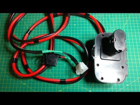 Making an adapter to run my cordless drill from ATX PSU Video