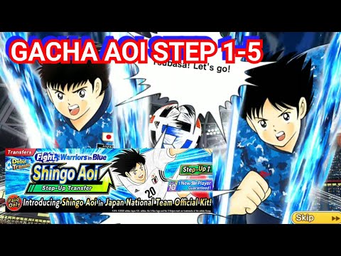 GACHA AOI PAID! STEP 1-5. PELENGKAP TIM BUAT GANTIIN AOI DF PLIS KLAB. CAPTAIN TSUBASA DREAM TEAM