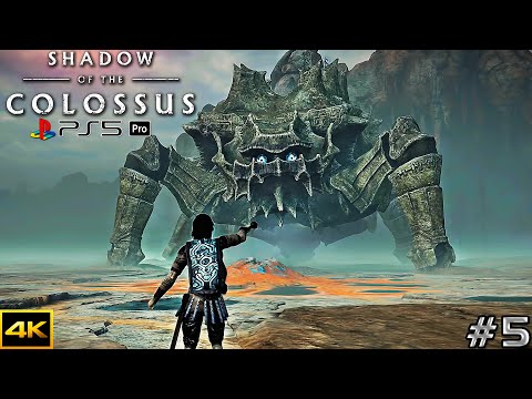 Shadow Of The Colossus REMAKE: PS5 PRO GamePlay - Walkthrough Part 5: 4K 60FPS