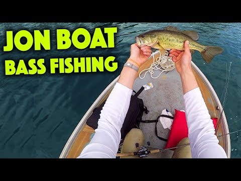 Bass Fishing in a JON BOAT! How Does It Compare to a KAYAK? Video