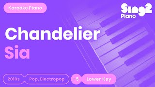 Chandelier (Lower Key Ab - Piano Karaoke Demo) Sia