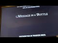 Closing To Message In A Bottle 1999 VHS