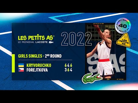 Les Petits As 2022 | Girls 2nd Round | Sofia Kryvoruchko vs. Eliska Forejtkova