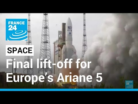 Final lift-off for Europe’s Ariane 5 rocket • FRANCE 24 English