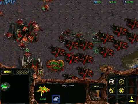 StarCraft: Brood War - 1 Zerg vs 7 Zerg ( 1 vs 7 computers ) Map: Big Game Hunters