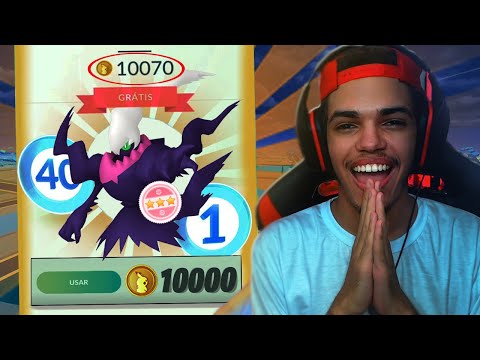 COMPREI 10 MIL POKECOIN EM BUSCA DO DARKRAI SHINY 100% - EP.7 - LEVEL 1 AO 40 EM UM MÊS - POKÉMON GO