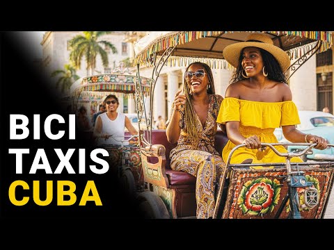Transporte Humano en Cuba. Explora La Habana con Tours en Bicitaxi, no se necesita gasolina
