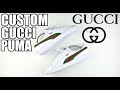 CUSTOM "GUCCI" PUMAS!! CUSTOM "GUCCI" PUMAS!!