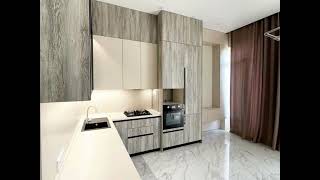 Угловая кухня под дерево в стиле лофт Проект 122 фото 7