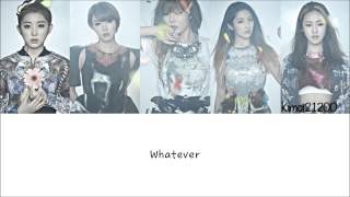 4Minute - Whatever [Hangul/Romanization/English] Color &amp; Picture Coded HD