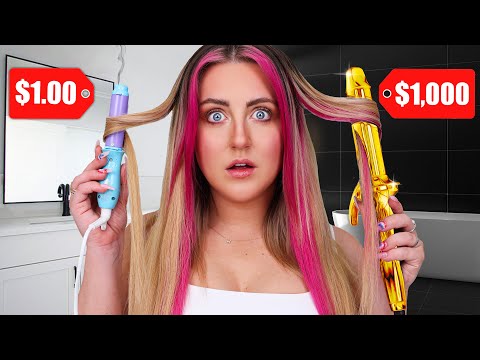 $1 vs $1,000 Curling Iron!