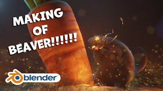 【Blender】ビーバーの運命的な出会い - メイキング