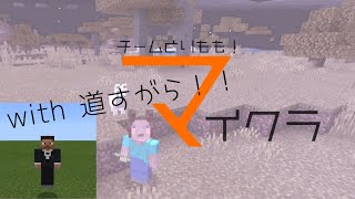 【Minecraft】道すがらさんと初コラボ！！はるえるマイクラやっていくっ！【はるくん視点】