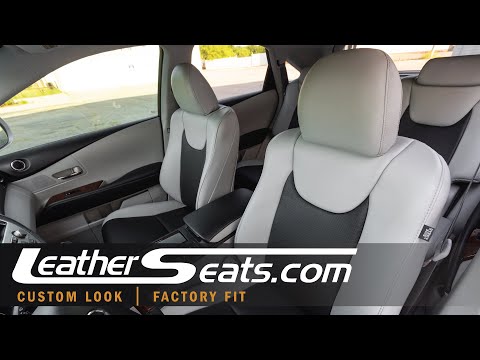 2010-2015 Lexus RX350 Custom Leather Seat Upholstery Kit - LeatherSeats.com Installation