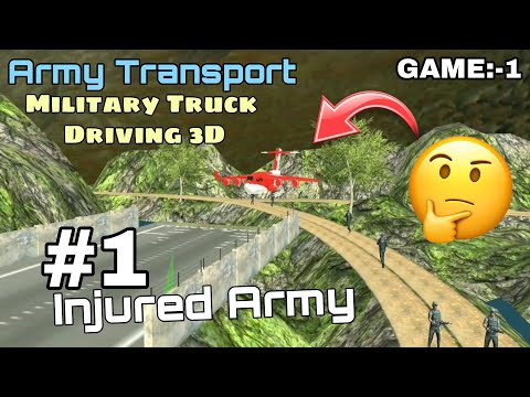 US Army Transport Military Truck Driving 3D || Part 1 || AxomAG