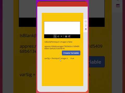 Power Apps Pen Input Blank  #powerapps #canvasapps