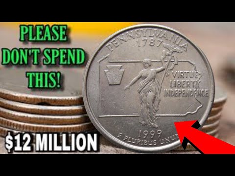 Is Your 1999 Pennsylvania Error State Quarter Worth Money today- Don't Spend This?