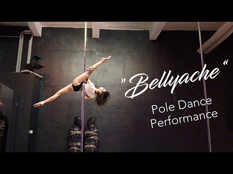 "Bellyache" - Pole dance choreography & performance at a pole show Video