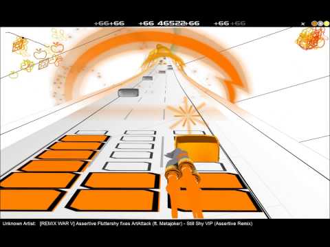 Audiosurf - [REMIX WAR V] Assertive Fluttershy fixes ArtAttack (ft. Metajoker) - Still Shy VIP (Assertive Remix)