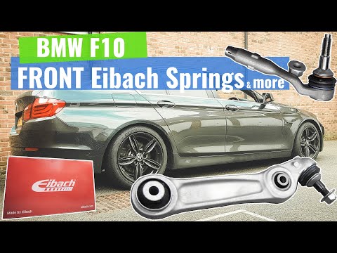BMW F10 - Front Eibach ProKit Springs // Track Rod End // Lower Wish Bone