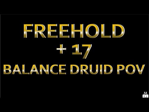 Freehold +17 - Boomkin PoV - Fortified, Bolstering, Skittish, Reaping - Mythic Plus Dungeon