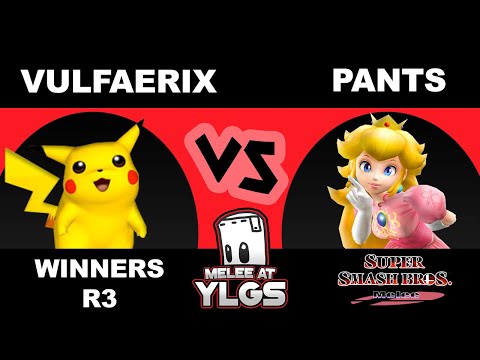Vulfaerix (Pikachu) Vs. Pants (Peach)  - Winners R3 - Melee at YLGS #21