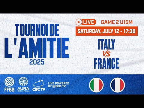 ITALY - EDF | U15M | Tournoi de l'Amitié 2025 | Livestream