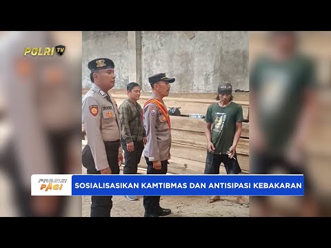 SOSIALISASI KAMTIBMAS &amp; ANTISIPASI KEBAKARAN POLSEK KAWASAN KALIBARU POLRES PELABUHAN TANJUNG PRIOK