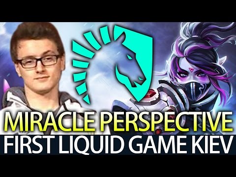 First Game of Liquid at KIEV Major - Miracle Perspective Dota 2
