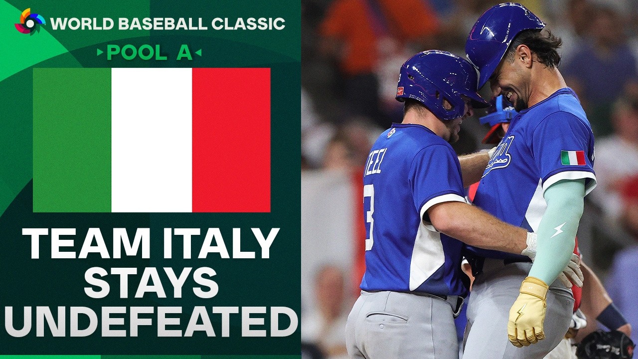 Team Italy scores 8 huge runs and stays UNDEFEATED in the 2026 World Baseball Classic!
