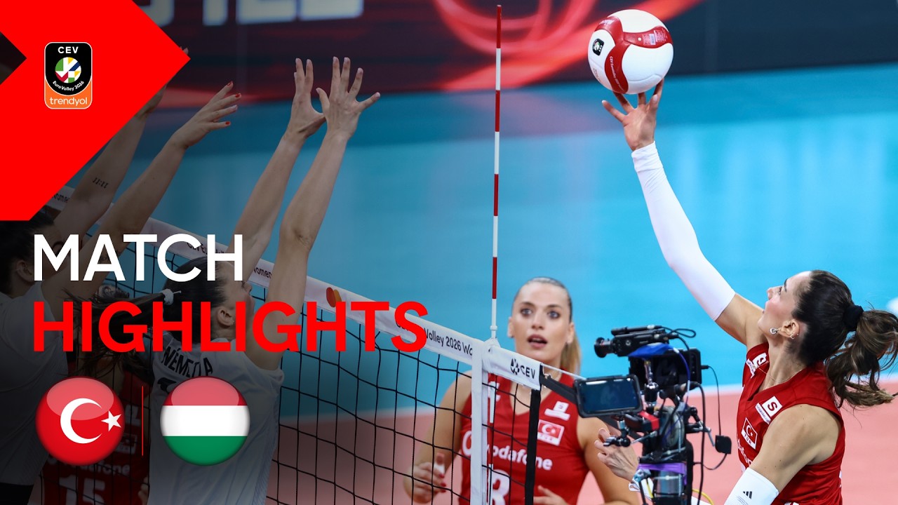 Highlights | TÜRKIYE vs. HUNGARY | CEV Trendyol Eurovolley 2026 | Women