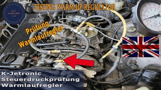 Regulator ciśnienia rozgrzewania K-Jetronic: Diagnostyka Mercedes R107 i inne