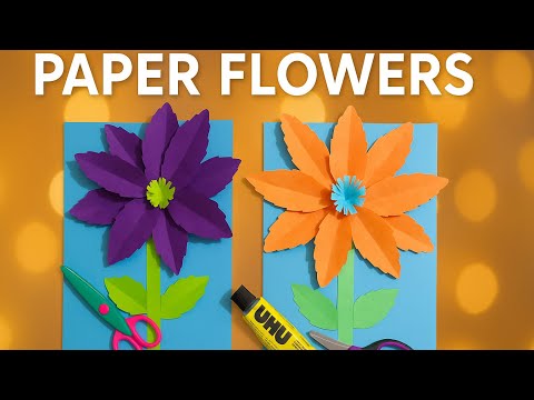 DIY Paper Flowers Tutorial | Fun Craft for All Ages!”How to Make Beautiful Paper Flowers at Home👌👌