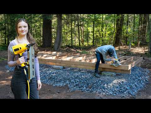 We're Building A Tiny Off-Grid Cabin In The Woods (ep.1)