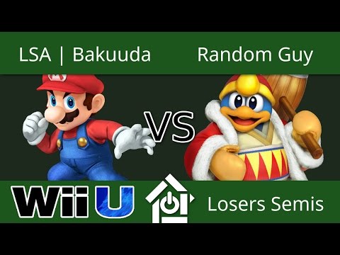 THGW 12/20 - LSA | Bakuuda (Mario) vs Random Guy (De De De) - Smash 4 Losers Semis