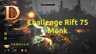 Diablo 3 - Challenge Rift - Challenge 75 - Monk - Failed