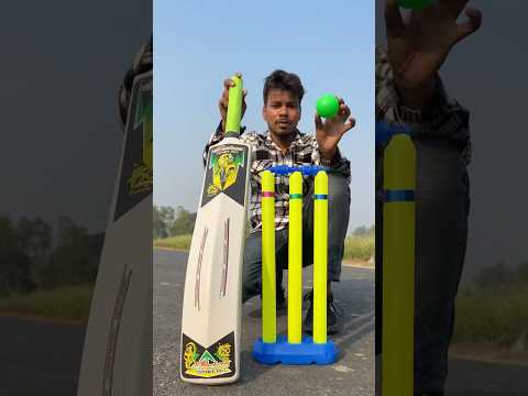 Jaspo CRIC Addict Plastic Cricket Bat Set Combo with Soft Cricket Ball 🔥#shortvideo