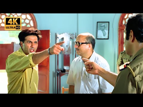 सनी देओल का सुपरहिट एक्शन सीन | Anupam Kher, Sunny Deol | Salaakhen Movie | Action Scene | HD