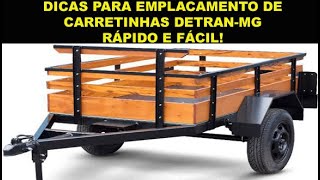 COMO LICENCIAR E EMPLACAR CARRETINHA REBOQUE E SEMIREBOQUE RÁPIDO E FÁCIL DETRAN MG
