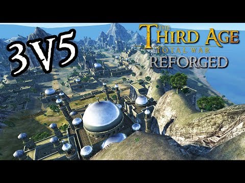 30000 ORC COASTAL SIEGE OF MISTRAD! - Third Age Total War Reforged Mod Gameplay
