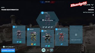 #warrobots | LEO, NAtasha, Griffin, AO QIN, Titan AO MING |  Gameplay Map Moon