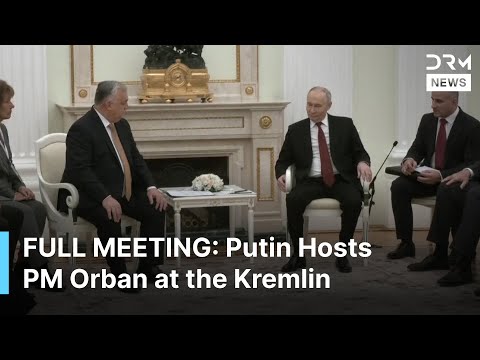FULL MEETING: Putin Meets Hungary’s Viktor Orban at the Kremlin for High-Stakes Talks | AC1B