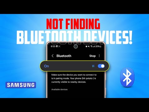 Samsung Phone Can't Find Bluetooth Devices? Here's the Fix | Can't Find Wireless Headphones