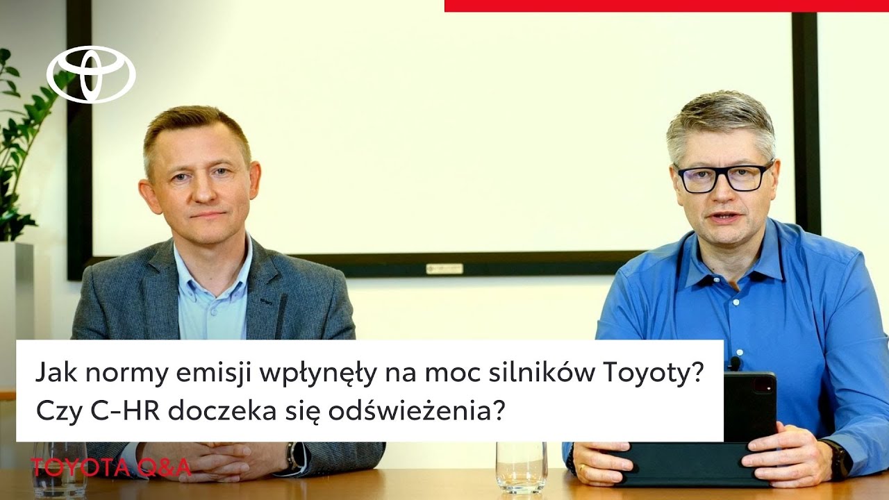 Jak normy emisji wpłynęły na silniki Toyoty? Czy Toyota C-HR doczeka się odświeżenia? | Toyota Q&A