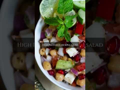High Protein Salad That Will Help You Lose Weight - Chickpea Salad