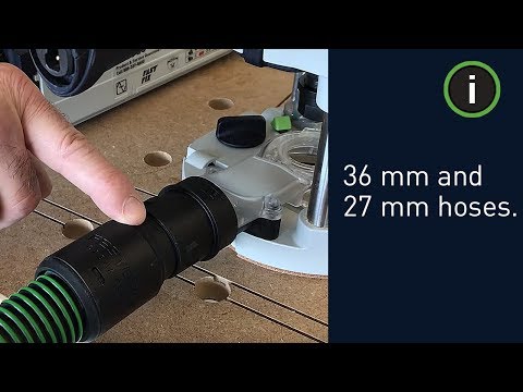 Festool Training: Understanding the difference between 36 mm and 27 mm hoses