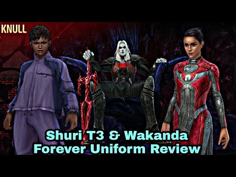 Shuri T3 & Wakanda Forever Uniform Review | Is She New Makkari Version? - Marvel Future Fight