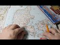 ASMR Denmark History Geography Soft Spoken Map Tracing Page Turning
