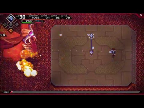 Beating the Faj'ro Temple Boss! - CrossCode Video